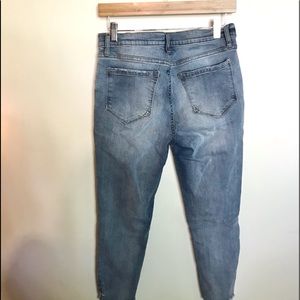 Stretchy Light Denim Wash Jeans